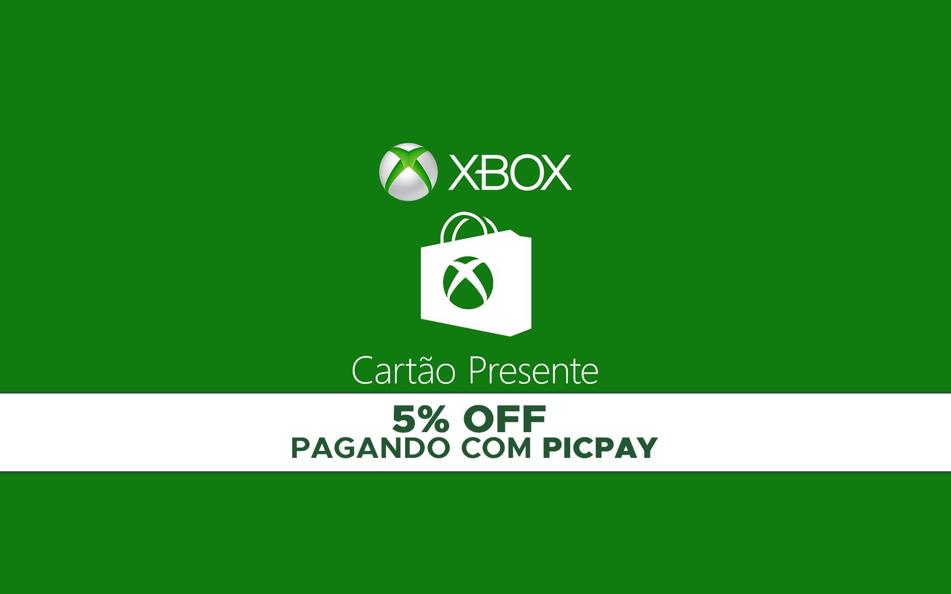 R 20 Cart o Presente Xbox Hype Games